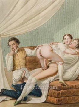  sexual Pintura al %C3%B3leo - El olfato La aficionado al ciego Georg Emanuel Opiz caricatura Sexual